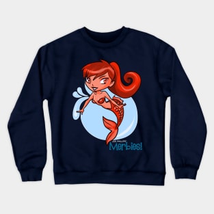 Red Ponytail Merbie Crewneck Sweatshirt